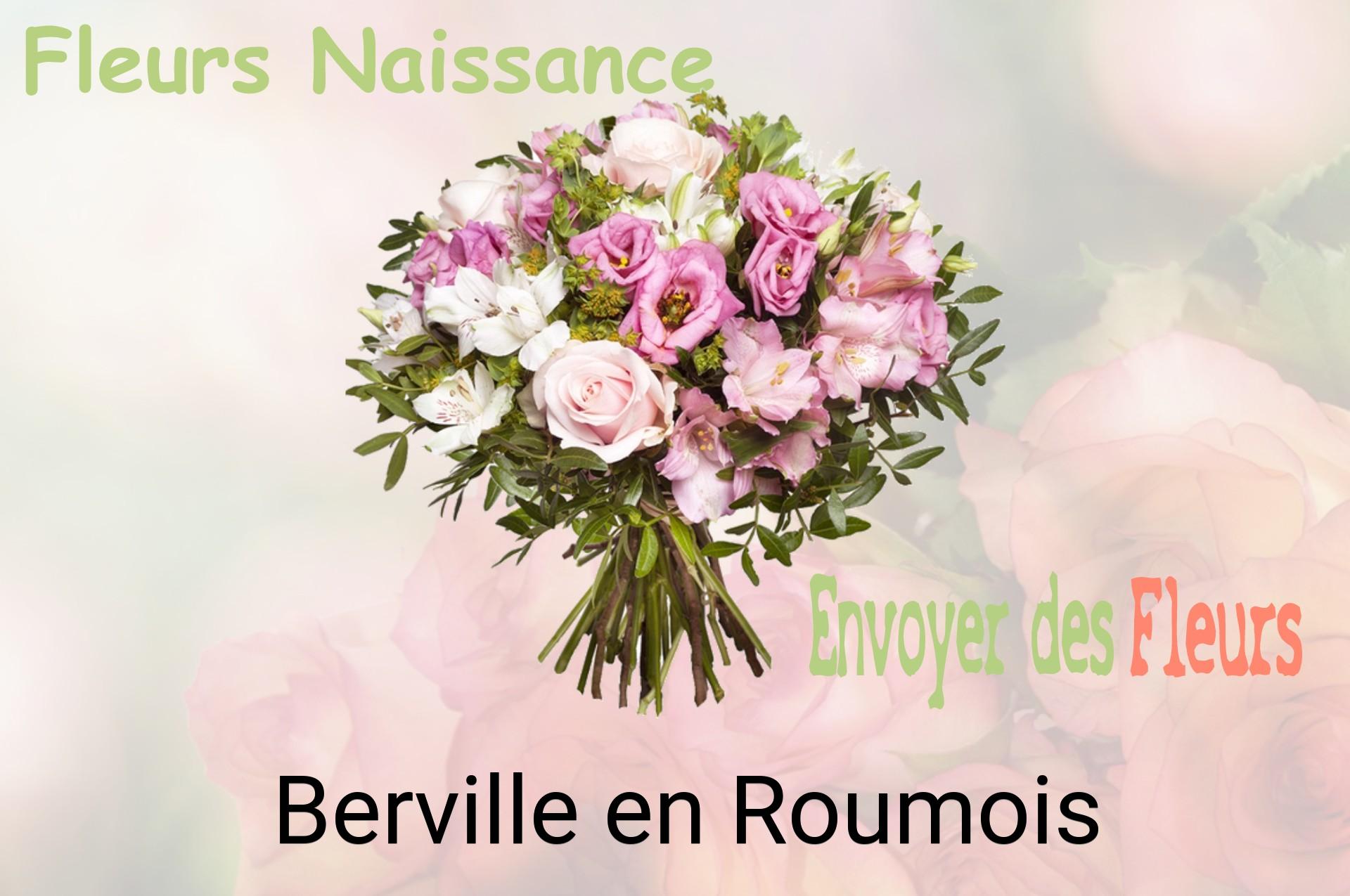Bouquet de fleurs de naissance livré à Berville-en-Roumois
