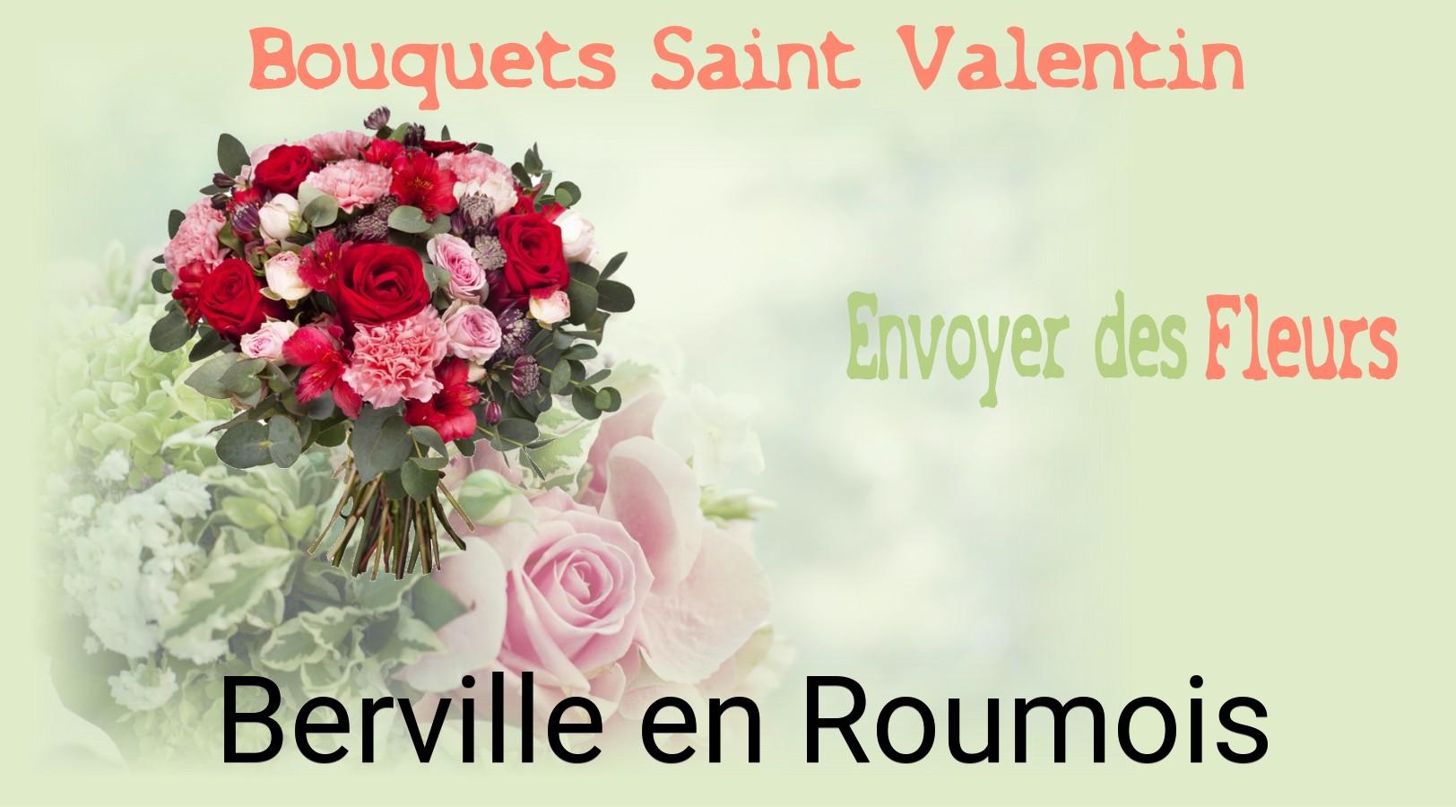 Roses de Saint-Valentin livrées à Berville-en-Roumois